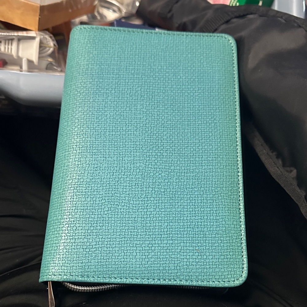 Teal and Beige Planner with Calculator - Picture 2 of 7